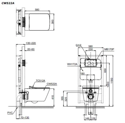 CW522A/WH172A