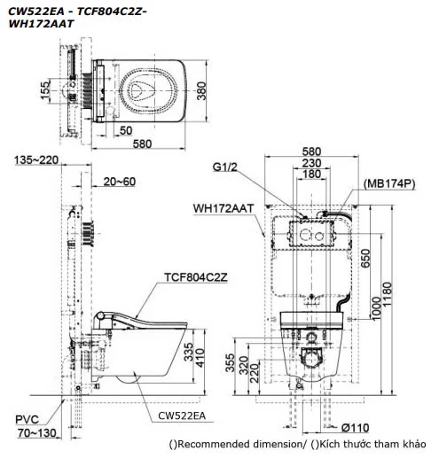 CW522EA/TCF804C2Z