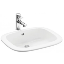 Chậu Rửa Lavabo Âm Bàn Inax L-2395V Dương Vành