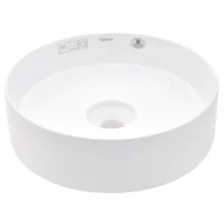 Chậu Rửa Lavabo Inax AL-295V Đặt Bàn Tròn Aqua Ceramic