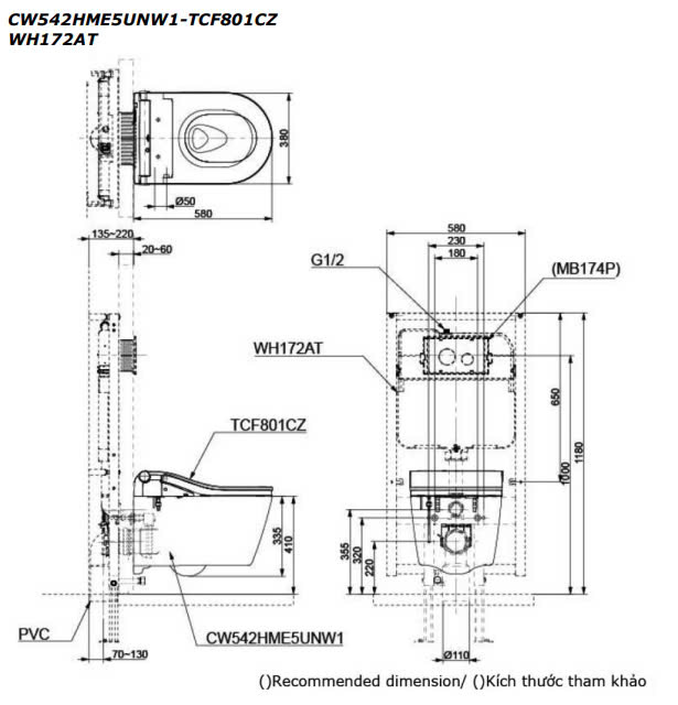 CW542HME5UNW1/TCF801CZ