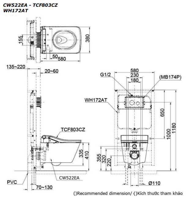 CW522EA/TCF803CZ/WH172AT