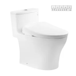 Bồn cầu MS885CDW23 1 khối kèm nắp rửa điện tử WASHLET S7