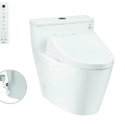 Bồn cầu MS625DW14 1 khối kèm nắp rửa điện tử WASHLET C5