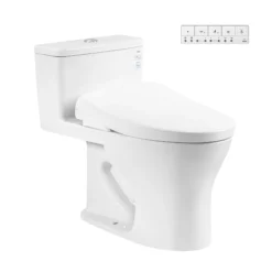 Bồn cầu MS855CDW23 1 khối kèm nắp rửa điện tử WASHLET S7