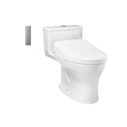 Bồn cầu MS855CDW12 1 khối kèm nắp rửa điện tử WASHLET S7