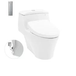 Bồn cầu MS823DRW11 1 khối kèm nắp rửa điện tử WASHLET S7