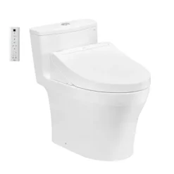 Bồn cầu MS885DW14 1 khối kèm nắp rửa điện tử WASHLET C5