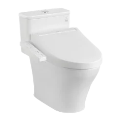 Bồn cầu MS857CDW17 1 khối kèm nắp rửa điện tử WASHLET C2
