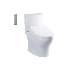 Bồn cầu CS769CDRW12 2 khối kèm nắp rửa điện tử WASHLET S7