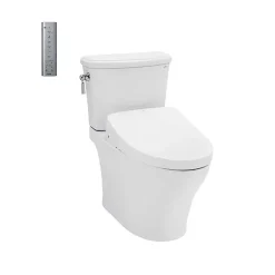 Bồn cầu CS986CGW12 2 khối kèm nắp rửa điện tử WASHLET S7