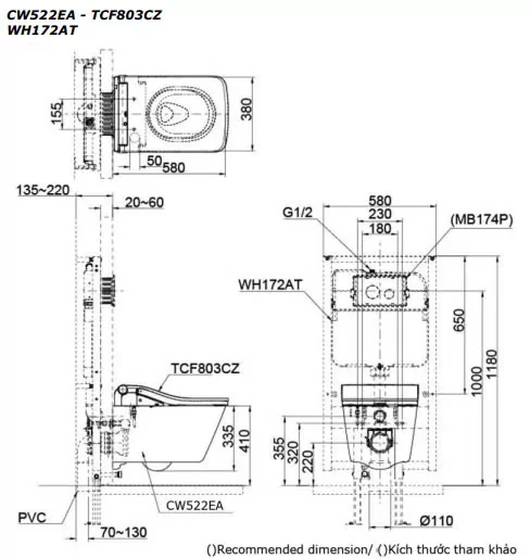 CW522EA/TCF803CZ