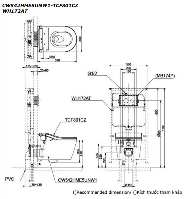 CW542HME5UNW1/TCF801CZ