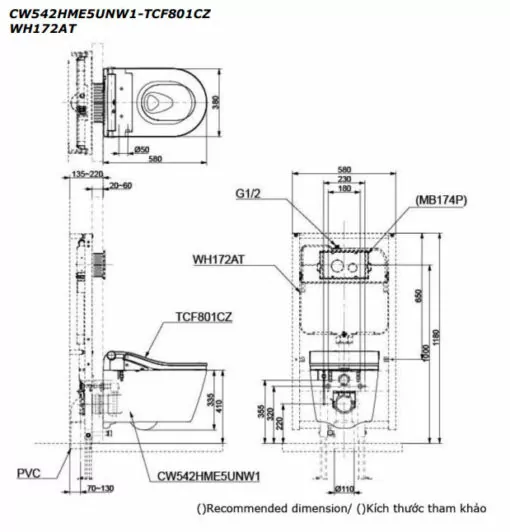 CW542HME5UNW1/TCF801CZ