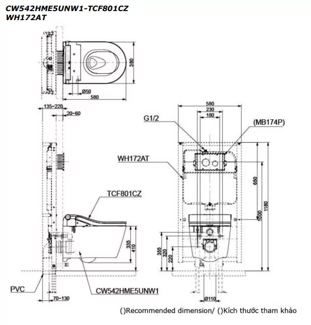 CW542HME5UNW1/TCF801CZ