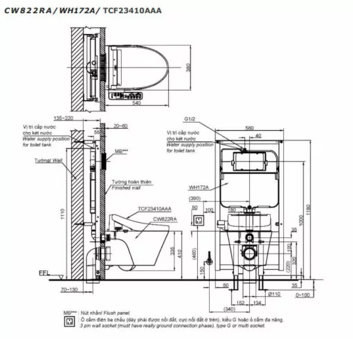 CW822RA/TCF23410AAA